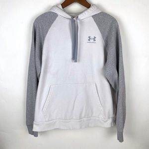 Under Armour Women’s Hoodie Large White and Gray